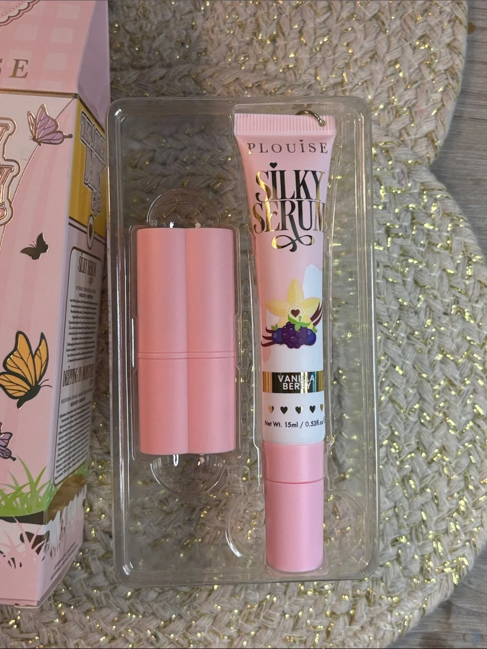 PLouise Dreamy & Creamy Vanilla Berry Lip Serum & Lip Balm